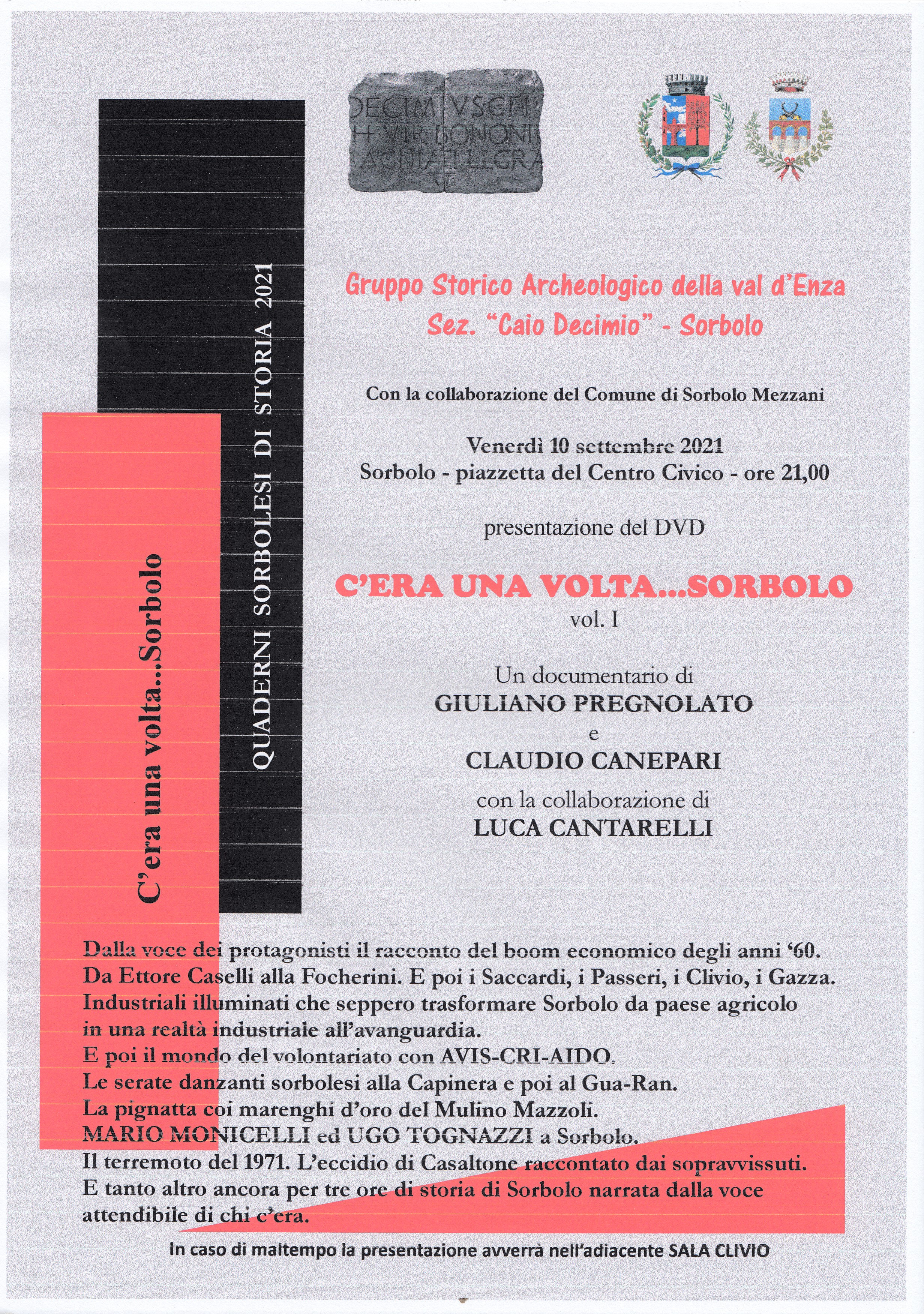 locandina video sorbolo